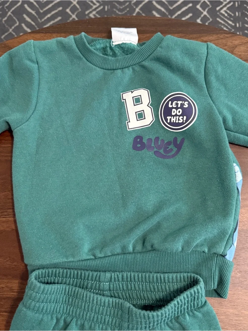 Baby boy bluey sweatshirt and pants set